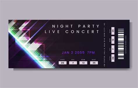 Live concert ticket - Download Free Vectors, Clipart Graphics & Vector Art