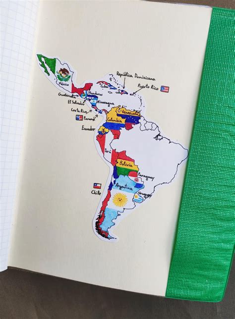 El mapa de países hispanohablantes en América Latina que hice para mi ...