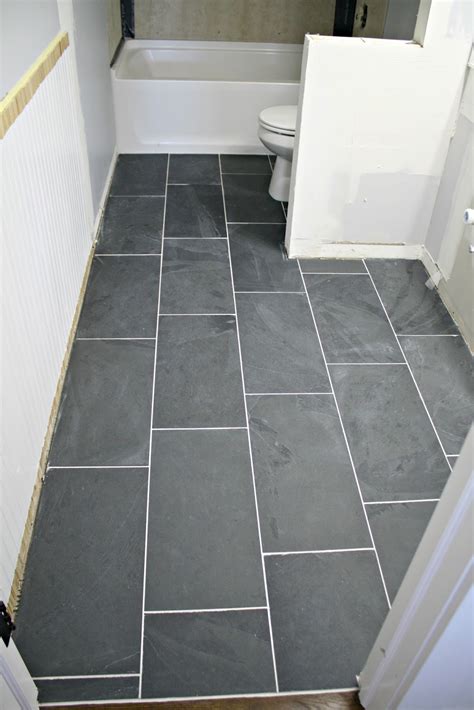 How to tile a bathroom floor (it's done!) | WHITE HOMES