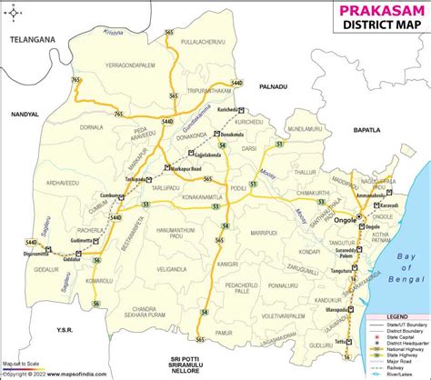 Prakasam District Map