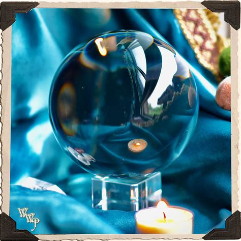 CRYSTAL GAZING BALL. For Fortune Telling, Divination & Seance 110mm ...