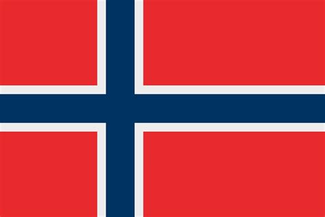 Norwegian flag vector icon. The flag of Norway 5720315 Vector Art at ...