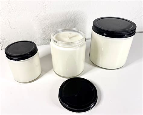 4 Oz Bulk Candles Wholesale Candles Clear Glass Jar Soy - Etsy