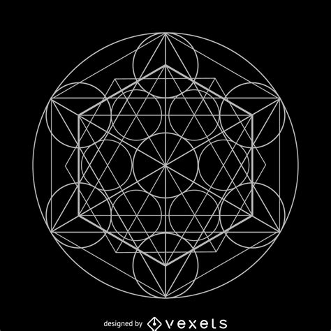 Circle Elements Sacred Geometry Design Vector Download
