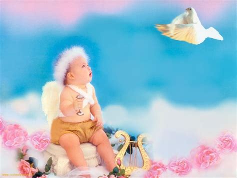 Baby Angel Wallpaper - WallpaperSafari