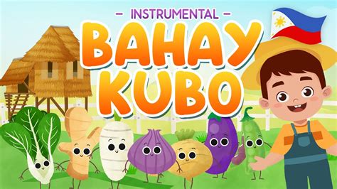 Bahay Kubo Song Clip Art