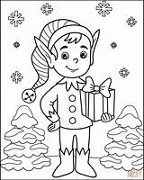Printable Elf Coloring Sheets sketch template