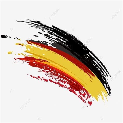 German Flag PNG Picture, Creative Colorful Graffiti German Flag, Creative, Color, Doodling PNG ...