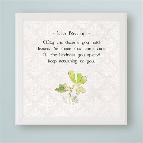 DIGITAL ART Irish Blessing Printable Wall Art Irish Wedding - Etsy ...