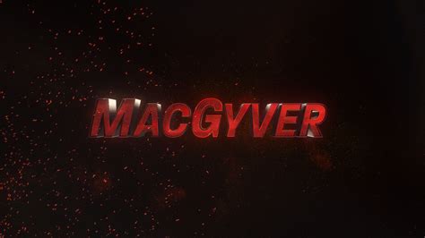 MacGyver / Season 4 / Intro on Behance