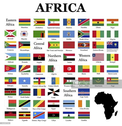 Stock Photo : Flags of Africa | World flags with names, Africa flag ...