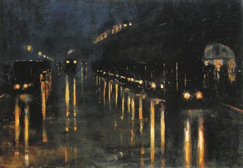 Hochbahnhof Bülowstraße, 1922 - Lesser Ury - WikiArt.org