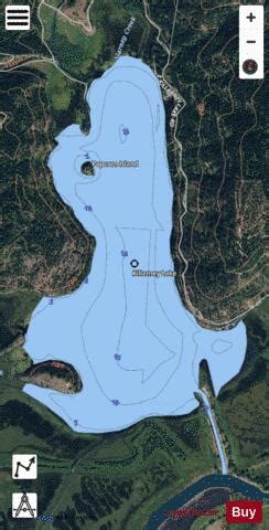 Killarney Lake Fishing Map | Nautical Charts App