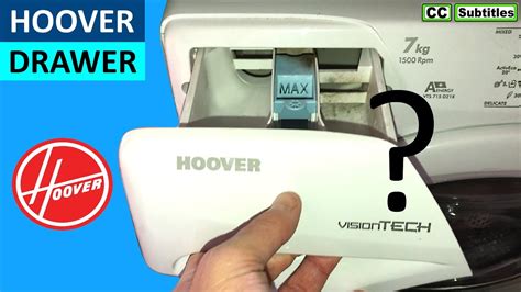 Hoover Washing Machine Detergent Drawer Symbols & How to use Detergent ...