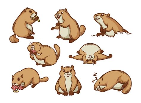 Gopher Cartoon Vector 167915 Vector Art at Vecteezy