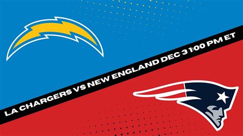 Los Angeles Chargers vs. New England Patriots: NFL Week 13 Picks ...