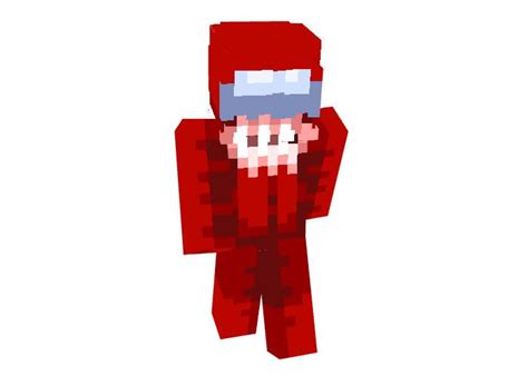 Among Us Red Impostor Skin for Minecraft | Minecraft skins, Minecraft, Minecraft games