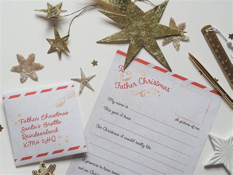 Free! Printable Father Christmas Letter and Envelope — Magic + Monroe | Handcrafted Heirloom Dolls