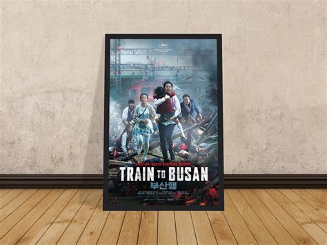 Train to Busan Poster, Framed Poster, Canvas Wall Art, Movie Poster ...