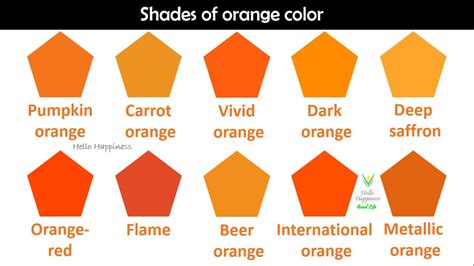 Introduce 80+ imagen colour orange shades - fr.thptnganamst.edu.vn