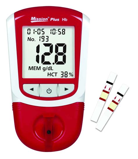 Mission Plus Hb Hemoglobin Meter Starterpack - Basic (incl. 10 strips) - Swiss Point of Care