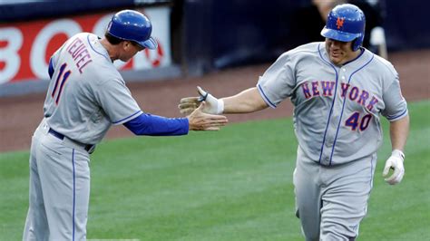 WATCH: Mets' Pitcher Bartolo Colon hits first career home run - ABC7 ...