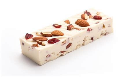 Premium AI Image | Nut nougat bar traditional sweet candy