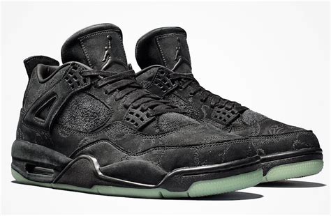 KAWS Air Jordan 4 Black 930155-001 Release Date | SneakerFiles