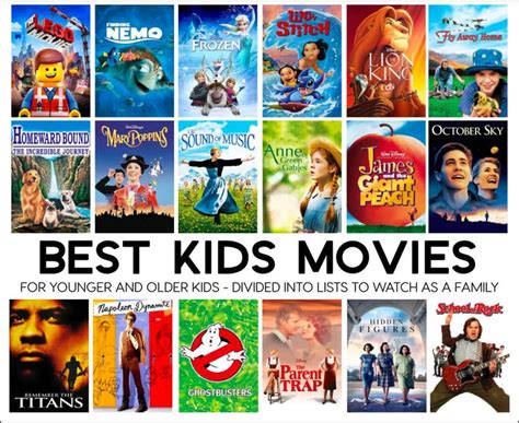 Best Kids Movies | Best kid movies, Kids' movies, Kids movies list