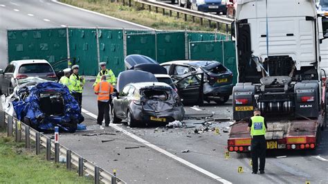 M5 crash: Man and woman killed in seven-vehicle collision in Somerset | UK News | Sky News