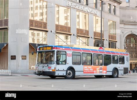 Greater Cleveland Regional Transit Authority (rta) Bus 51 Passes Stock Photo, Royalty Free Image ...