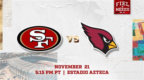 49ers to Face Cardinals on 'MNF' in Mexico City