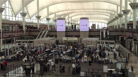 Denver International Airport Main Terminal. - YouTube