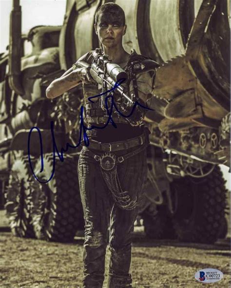 Charlize Theron Mad Max Fury Road Signed 8x10 Photo Certified Authentic Beckett BAS COA | Mad ...