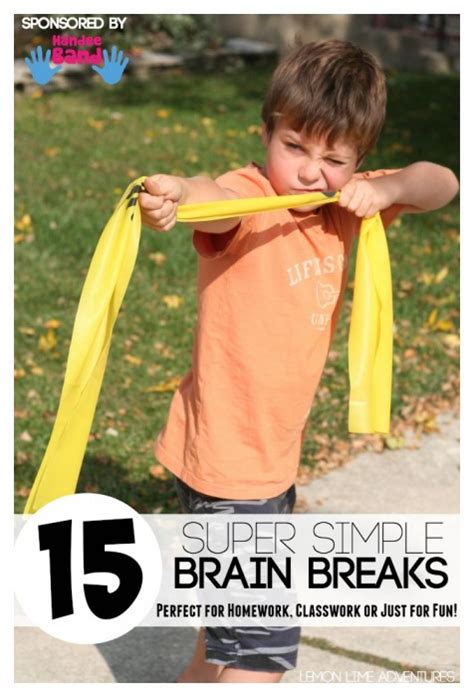 15 Super Simple Brain Break Exercises