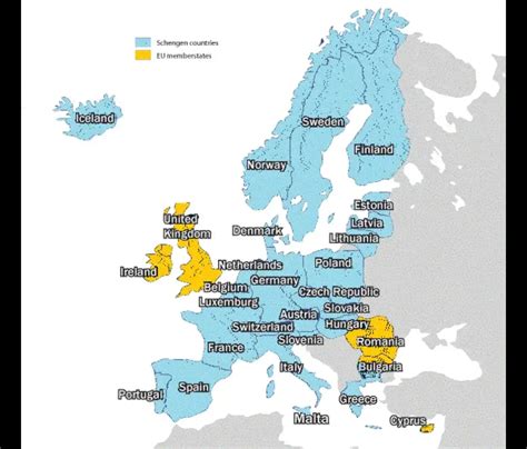 Absolute Guide On Schengen Area Countries With Map - Schen Travels