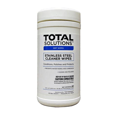 TS Stainless Steel Cleaner Wipes – Factory Direct Chemicals