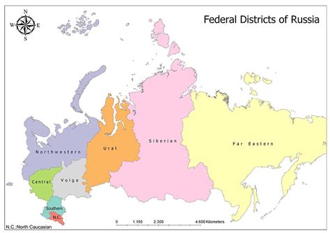 Federal Districts of Russia | Mappr