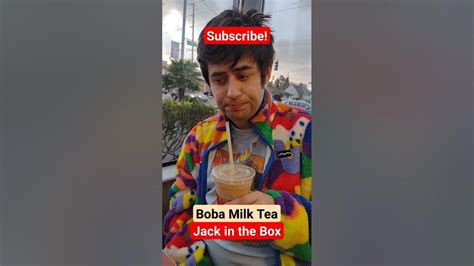 Jack in the Box - Boba Milk Tea - YouTube