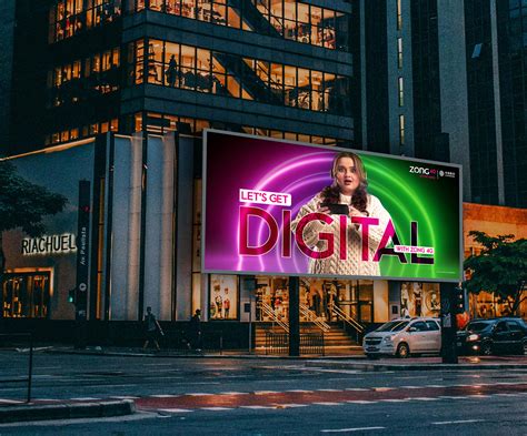 Billboard Design | LET'S GET DIGITAL | ZONG 4G on Behance