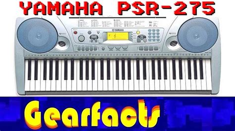 Yamaha PSR-275 Demo and review. Quite nice. - YouTube