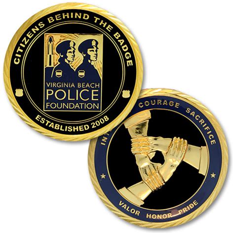 Foundation Challenge Coins - Virginia Beach Police Foundation