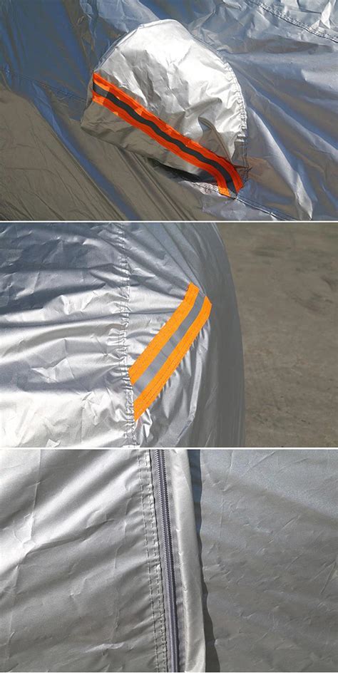 Kayme waterproof car covers outdoor sun protection cover for car reflector dust rain snow ...