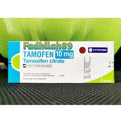 Jual Tamofen 10 Mg Tamoxifen Citrate Box (30 Tablet) Original Di Seller ...