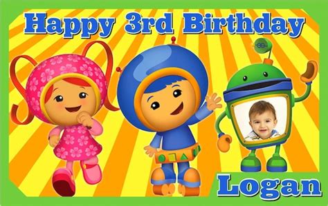 Team Umizoomi Geo Happy Birthday Banner Birthday Banner