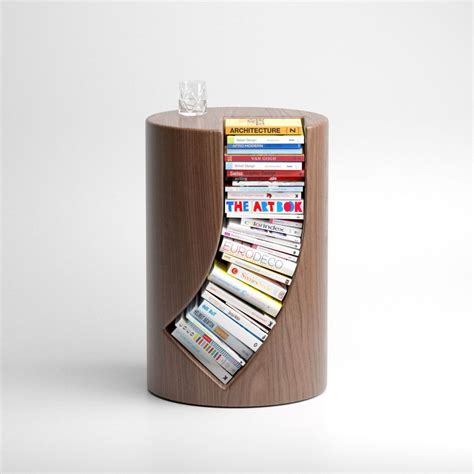 This Modern Side Table Holds Your Books in an Awesomely Unique Way | Designs & Ideas on Dornob