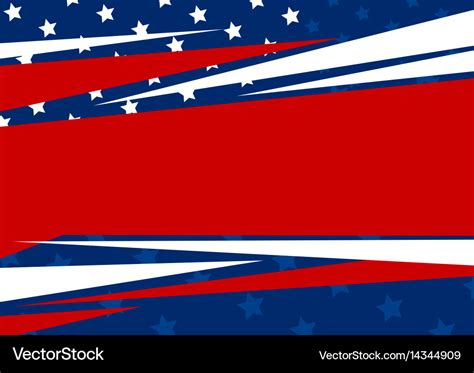 Abstract background of american flag design Vector Image