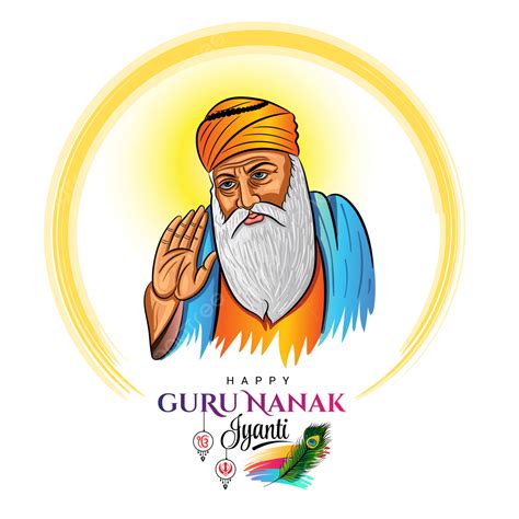 Gambar Salam Guru Nanak Jayanti Dengan Ilustrasi, Guru Nanak Jayanti, Ulang Tahun Guru Nanak ...