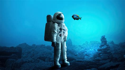 Astronaut In The Ocean