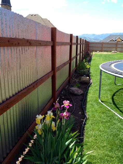 Diy Corrugated Metal Privacy Fence